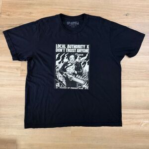 Local Authority X Don’t Trust Anyone House Of Horrors Black Shirt Sz XL Limited